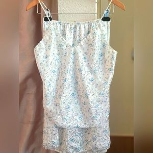 Vintage sears lingerie slip 2 piece‎ set